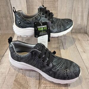 Nurse Mates Align Velocity Sneakers Women's 6 Comfort Black Slip Resistant